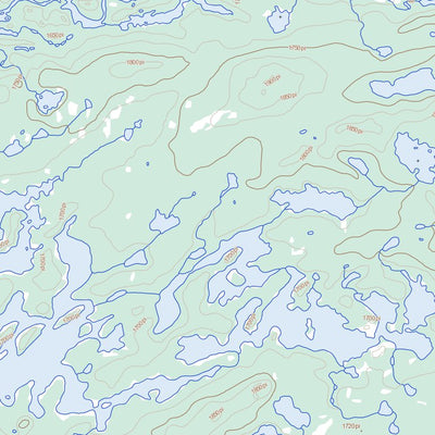 Natural Resources Canada Lac Joubert, QC (023E04 Toporama) digital map