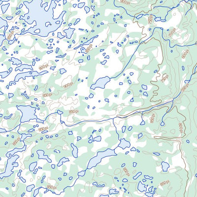 Natural Resources Canada Lac Jourdan, QC (024L01 Toporama) digital map