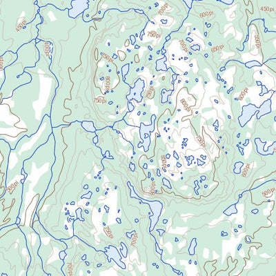 Natural Resources Canada Lac Jourdan, QC (024L01 Toporama) digital map