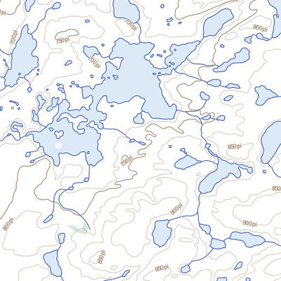 Natural Resources Canada Lac Juet, QC (035F01 Toporama) digital map