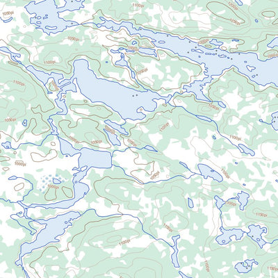 Natural Resources Canada Lac Juilly, QC (033B14 Toporama) digital map