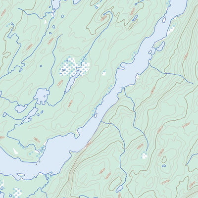 Natural Resources Canada Lac Kallio, QC (032P02 Toporama) digital map
