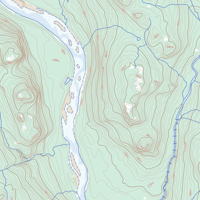 Natural Resources Canada Lac Kerdelhué, QC (012N12 Toporama) digital map