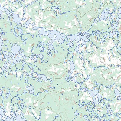 Natural Resources Canada Lac La Bazinière, QC (023M13 Toporama) digital map