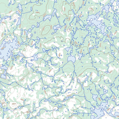 Natural Resources Canada Lac La Bazinière, QC (023M13 Toporama) digital map