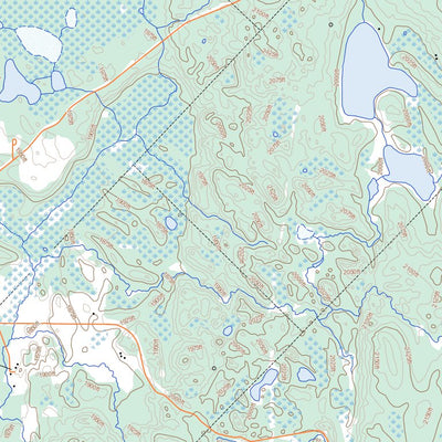 Natural Resources Canada Lac La Biche, AB (073L13 Toporama) digital map