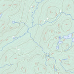 Natural Resources Canada Lac La Capellière, QC (022E12 Toporama) digital map