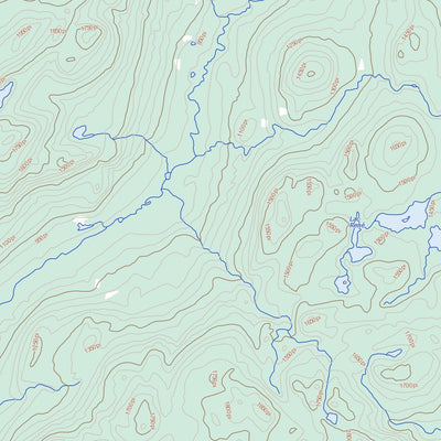 Natural Resources Canada Lac La Capellière, QC (022E12 Toporama) digital map