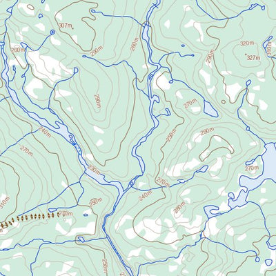 Natural Resources Canada Lac La Fidélité, QC (024E10 Toporama) digital map