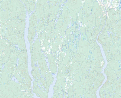 Natural Resources Canada Lac La Fouille, QC (022N14 Toporama) digital map