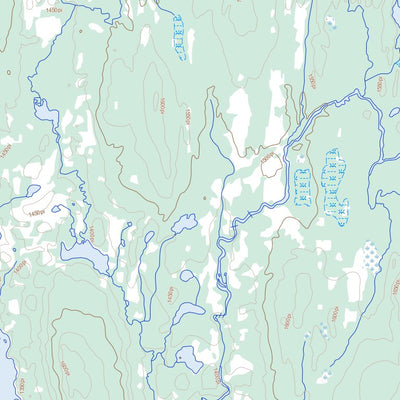 Natural Resources Canada Lac La Fouille, QC (022N14 Toporama) digital map