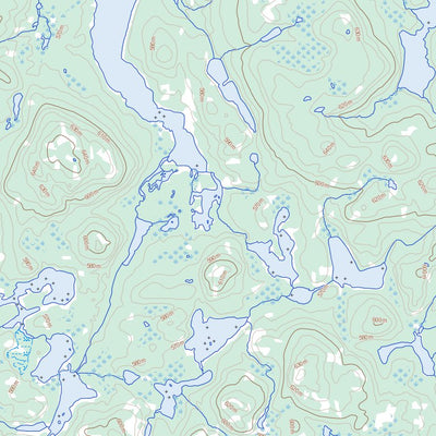 Natural Resources Canada Lac Lagny, QC (023K14 Toporama) digital map