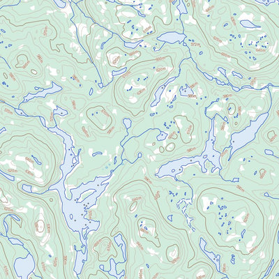 Natural Resources Canada Lac Lagny, QC (023K14 Toporama) digital map