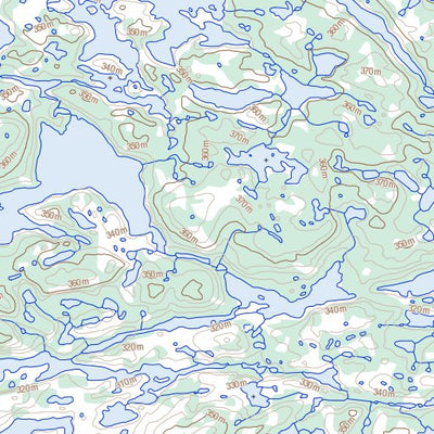 Natural Resources Canada Lac Lagus, QC (034A13 Toporama) digital map