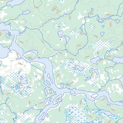 Natural Resources Canada Lac Lakanal, QC (033G01 Toporama) digital map