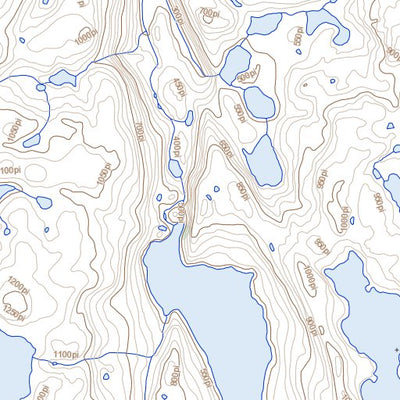 Natural Resources Canada Lac Latourette, QC (025D15 Toporama) digital map