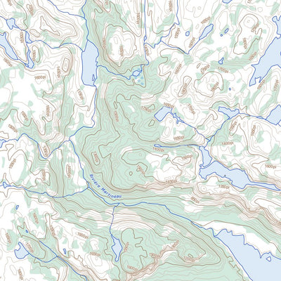 Natural Resources Canada Lac Le Barbier, QC (022F06 Toporama) digital map