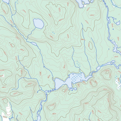 Natural Resources Canada Lac Le Doré, QC (012N06 Toporama) digital map