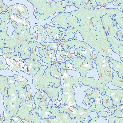 Natural Resources Canada Lac Le Roy, QC (034J11 Toporama) digital map