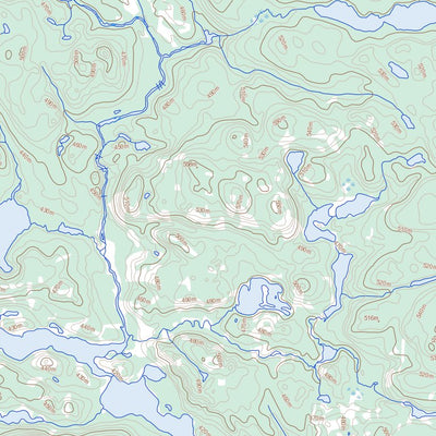 Natural Resources Canada Lac Le Tort, QC (012N10 Toporama) digital map