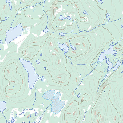 Natural Resources Canada Lac Leif, QC (023P09 Toporama) digital map