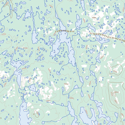 Natural Resources Canada Lac Leif, QC (023P09 Toporama) digital map