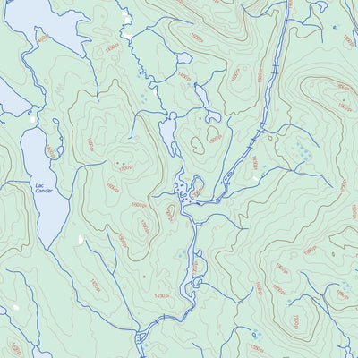 Natural Resources Canada Lac Lemay, QC (022K09 Toporama) digital map