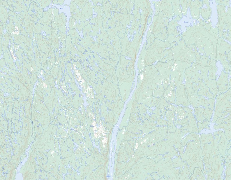 Lac Lemoine, QC (022E06 Toporama) Map by Natural Resources Canada ...