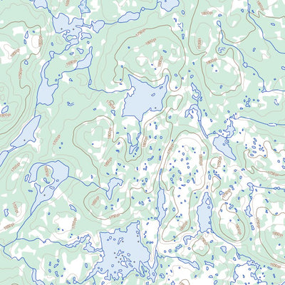 Natural Resources Canada Lac Leofred, QC (024A11 Toporama) digital map