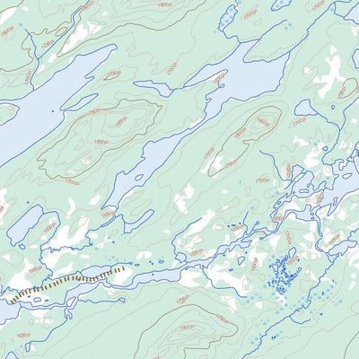 Natural Resources Canada Lac Léran, QC (023D12 Toporama) digital map