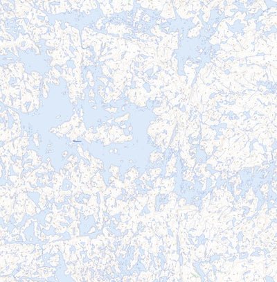 Natural Resources Canada Lac Lesdiguières, QC (035B10 Toporama) digital map