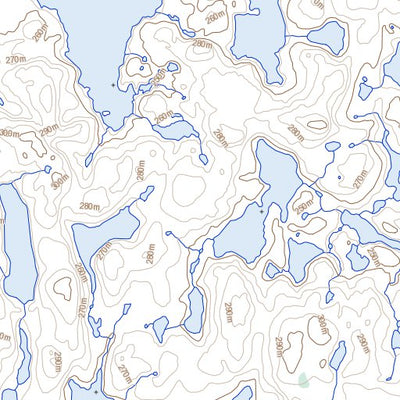 Natural Resources Canada Lac Lesdiguières, QC (035B10 Toporama) digital map