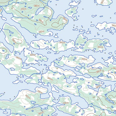 Natural Resources Canada Lac Lippens, QC (034H04 Toporama) digital map