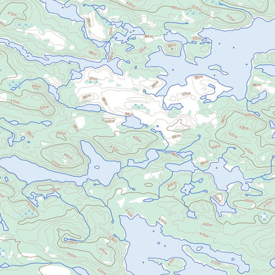 Natural Resources Canada Lac Loiseau, QC (033O01 Toporama) digital map