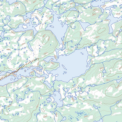Natural Resources Canada Lac Louet, QC (023M05 Toporama) digital map
