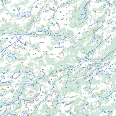 Natural Resources Canada Lac Machault, NL (013M12 Toporama) digital map