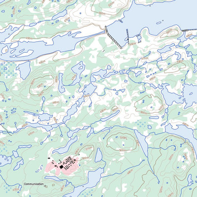 Natural Resources Canada Lac Malaval, QC (023L11 Toporama) digital map