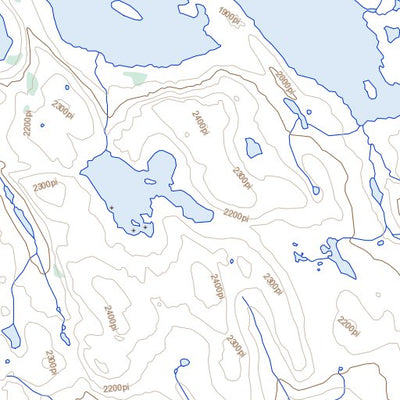 Natural Resources Canada Lac Malchelosse, NL (024P02 Toporama) digital map