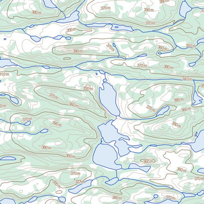 Natural Resources Canada Lac Malécot, QC (033O10 Toporama) digital map
