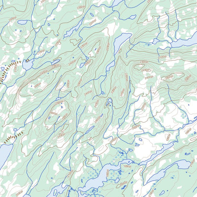 Natural Resources Canada Lac Manet, QC (023D06 Toporama) digital map