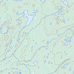 Natural Resources Canada Lac Mantouchiche (032P15 Toporama) digital map