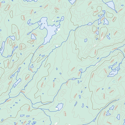 Natural Resources Canada Lac Mantouchiche (032P15 Toporama) digital map