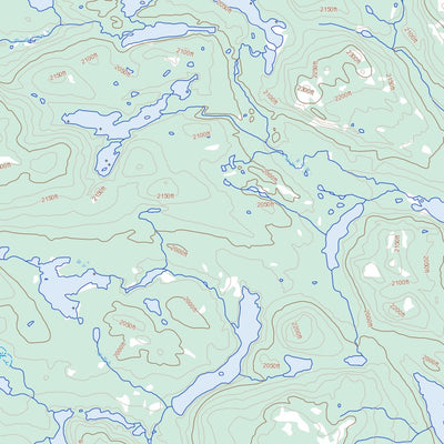 Natural Resources Canada Lac Marc, NL (013D05 Toporama) digital map