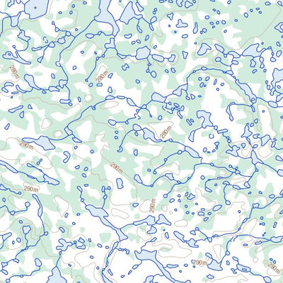 Natural Resources Canada Lac Marcouard, QC (034I07 Toporama) digital map