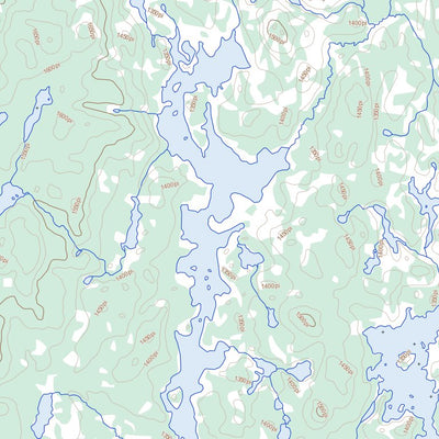 Natural Resources Canada Lac Melonèze, QC (022E10 Toporama) digital map