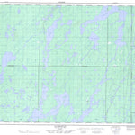 Natural Resources Canada Lac Mesplet, QC (032B13 CanMatrix) digital map