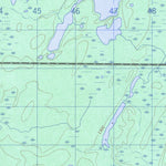 Natural Resources Canada Lac Mesplet, QC (032B13 CanMatrix) digital map