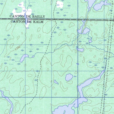 Natural Resources Canada Lac Mesplet, QC (032B13 CanMatrix) digital map