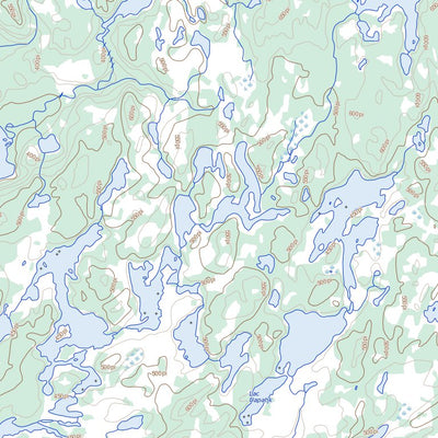 Natural Resources Canada Lac Michaud (012L09 Toporama) digital map