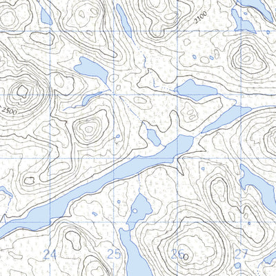 Natural Resources Canada Lac Mingré, NL (023G06 CanMatrix) digital map